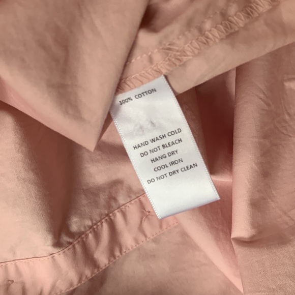 THINGS BETWEEN Aspen Oversized Button Down Top in Baby Pink - Picture 10 of 11